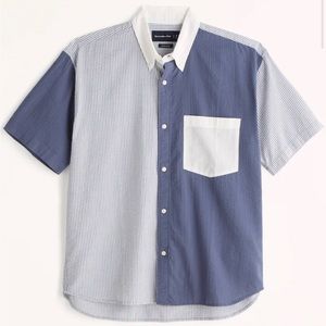 Abercrombie Seersucker Button Down (NWT)